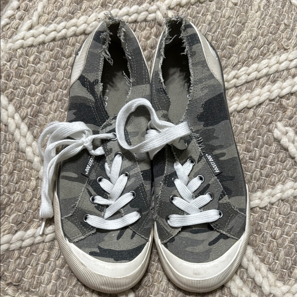 Rocket Dog Camouflage Sneakers with White Accents